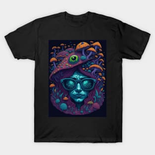 Techno Psy Shirt - Psychedelic Organism - Catsondrugs.com - #psychedelic #psychedelicart #trippy #psytrance #art #psy #trippyart #music #trance #rave #love #psychedelictrance #psyart #digitalart #psytranceworld #trancefamily T-Shirt